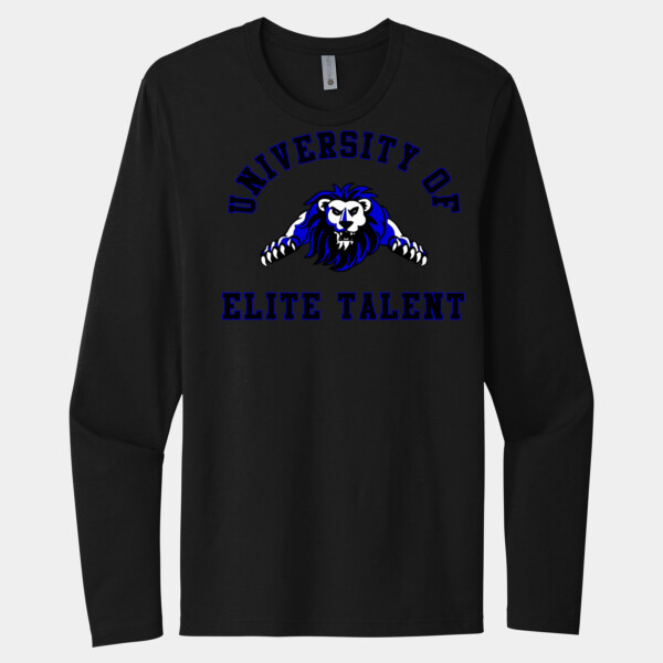 ELITE BLUE - Unisex Premium Cotton Long Sleeve T-Shirt Thumbnail